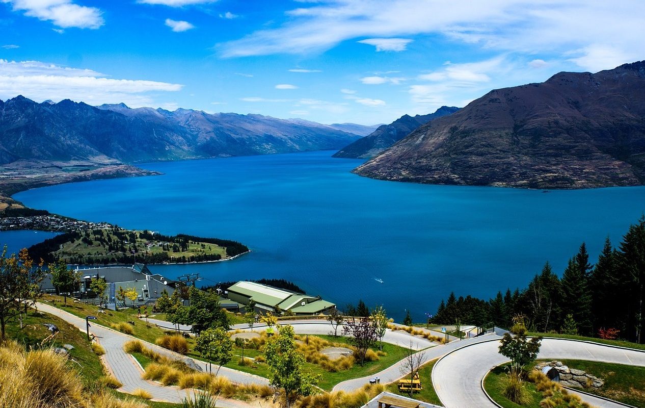 best places to travel in october - Lake Wakatipi New Zealand